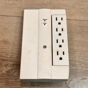 Side Socket Surge Protector Power Strip 8 Outlet Charger Wall Mount